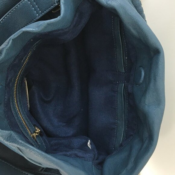 Gustto Deep Teal Shoulder Bag/Crossbody Convertible Purse GREAT Condition - Picture 11 of 13